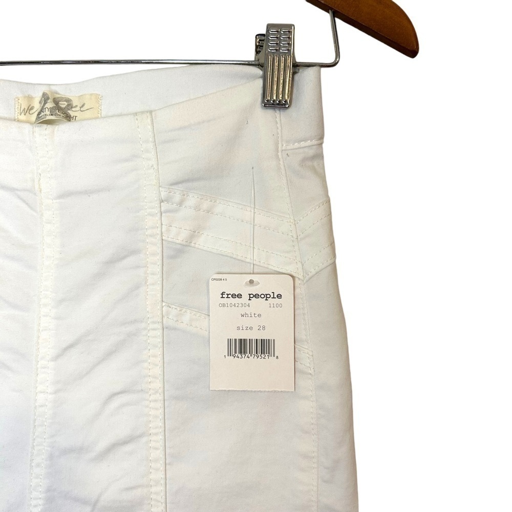 Free People Feel Alright High Rise White Skinny Jeans - Picture 10 of 14